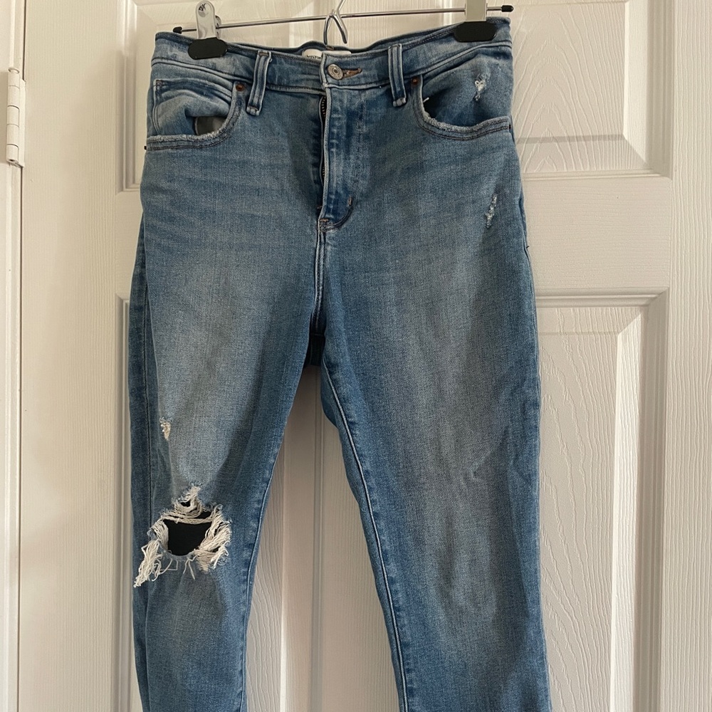 Abercrombie & Fitch High-Rise Super Skinny Ankle Jean - 27/4 (XS length) Petite
